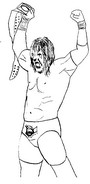 Coloring page Wrestling