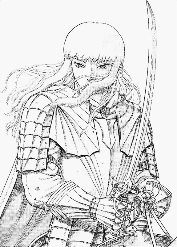 Desenho para colorir Berserk