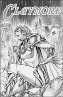 Ilustração para colorir - Claymore - Mangá