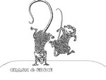 Coloriage - L'Age de Glace - Crash et Eddie - Age de Glace