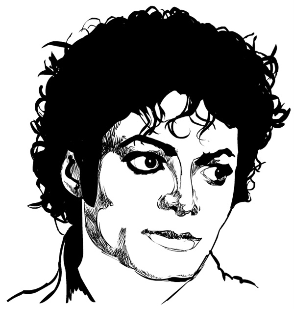 Desenho para colorir Michael Jackson 9