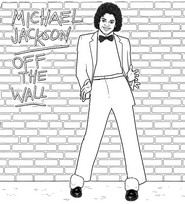Coloring sheet - Off The Wall - Michael Jackson