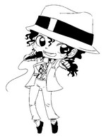 Coloring Pages Michael Jackson