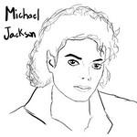 Målarbok Michael Jackson