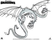 Dibujo gratuito - How to train your dragon (Dreamworks) - Películas en los cines