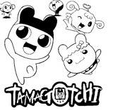 Coloring page Tamagotchi 