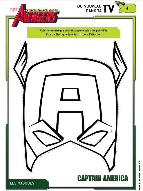 Coloring page The Avengers