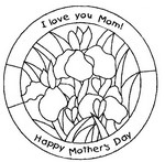 Coloring page Mother's Day