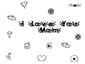Coloring page Mother's Day