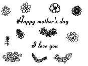 Coloring page Mother's Day