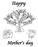 Coloring page Mother's Day