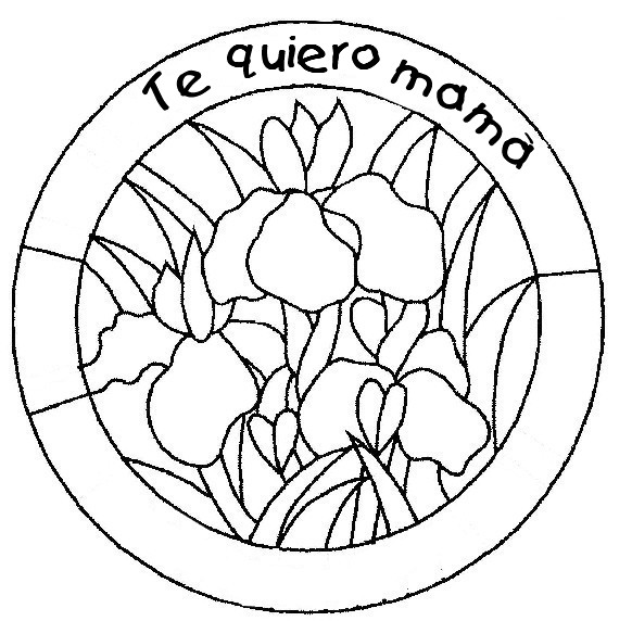 Dibujo para colorear Fiesta de las madres