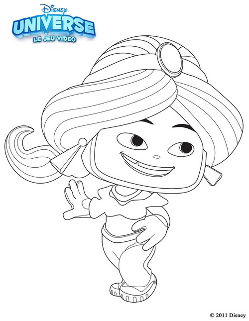 Coloriage Jasmine