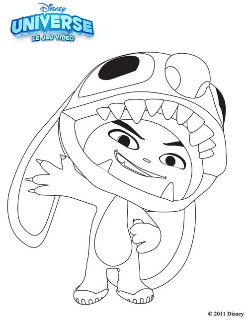 Coloriage Stitch