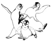 Coloriage Coloriage Happy Feet 2