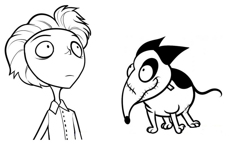 Coloriage Coloriage Frankenweenie