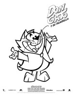 Dibujo para colorear Don Gato y su Pandilla