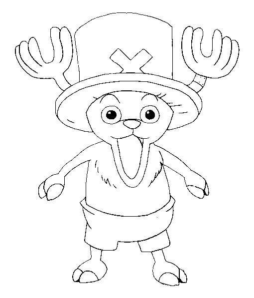 Dibujo para colorear One Piece 7