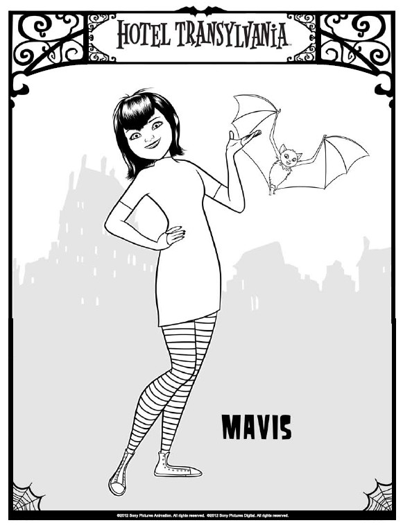 Dibujo para colorear Mavis