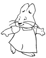 Disegno da colorare Max e Ruby