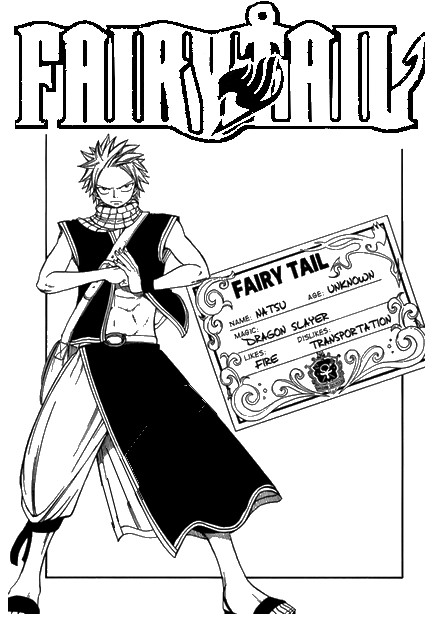 Coloring page Fairy Tail