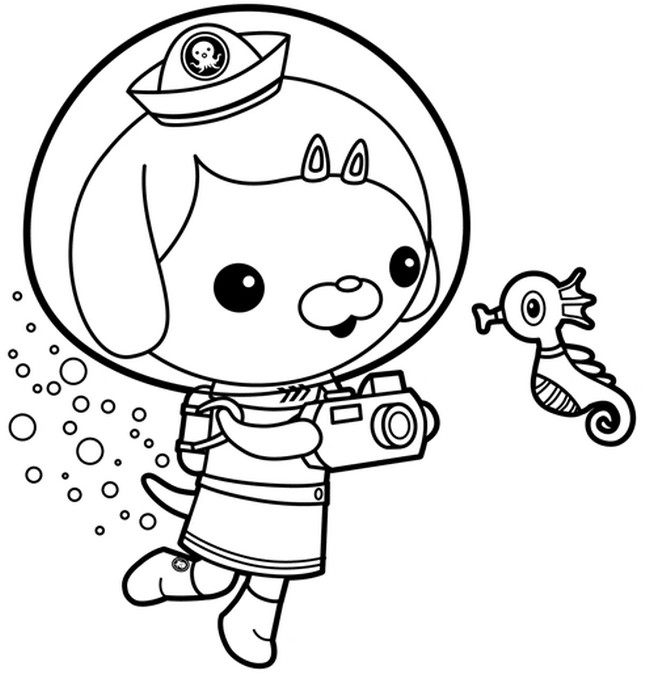 Coloring page The Octonauts