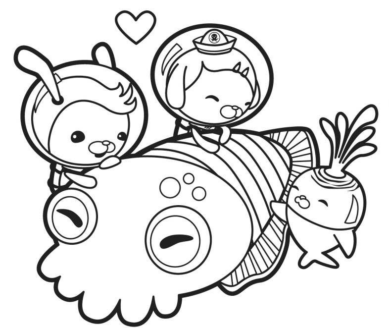 Dibujo para colorear The Octonauts