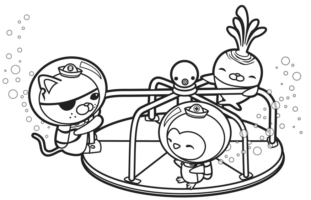 Målarbok Octonauts