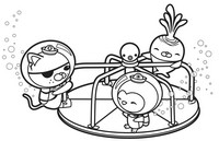 Målarbok Octonauts
