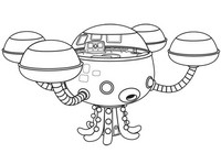 Coloriage Octopod - Octocapsule