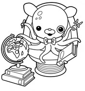 Desenho para colorir Octonauts