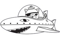 Desenho para colorir Octonauts