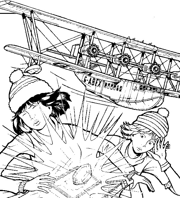 Coloring page Yoko Tsuno