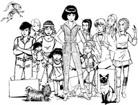 Desenho para colorir Yoko Tsuno