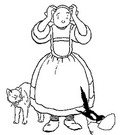 Coloring page Becassine