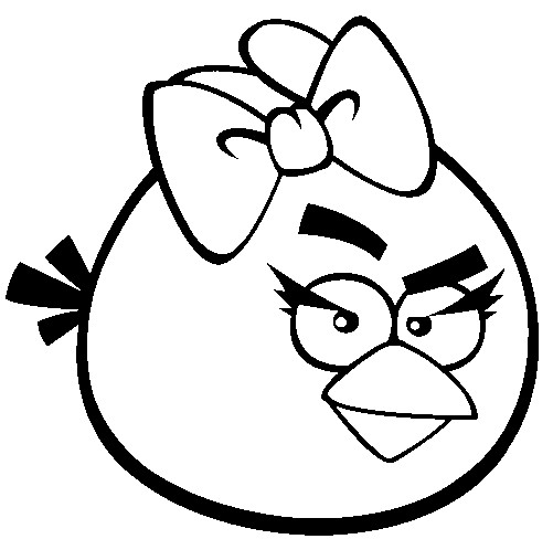 Coloring page Angry Birds