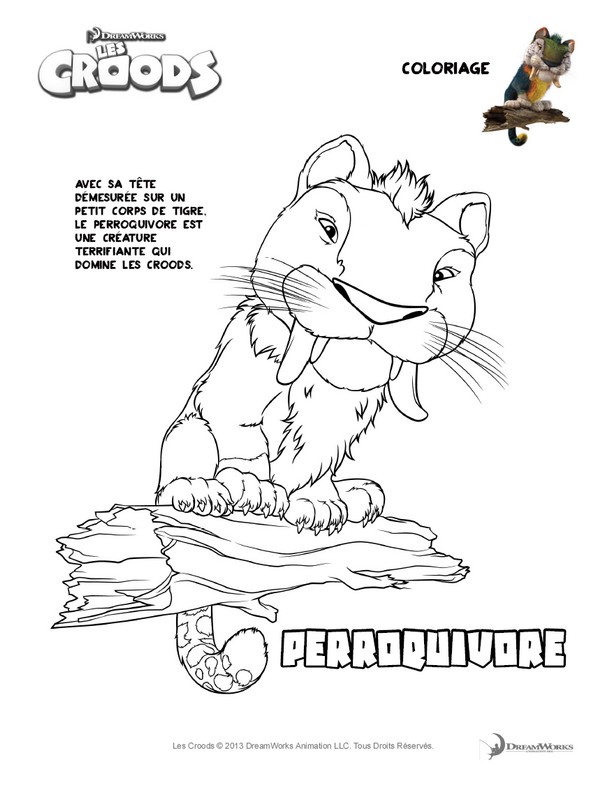 Coloring page The Croods