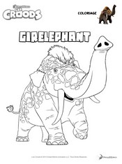 Coloriage Coloriage Giréléphant