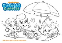 Dibujo para colorear Bubble Guppies