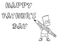 Coloring page Father's Day