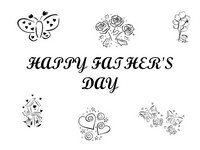 Coloring page Father's Day