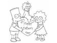 Coloring page Father's Day