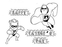 Coloring page Father's Day
