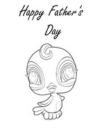 Coloring page Father's Day