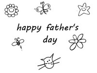 Coloring page Father's Day
