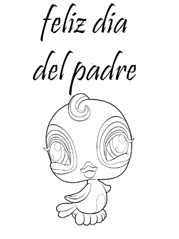 Dibujo para colorear Dia del padre