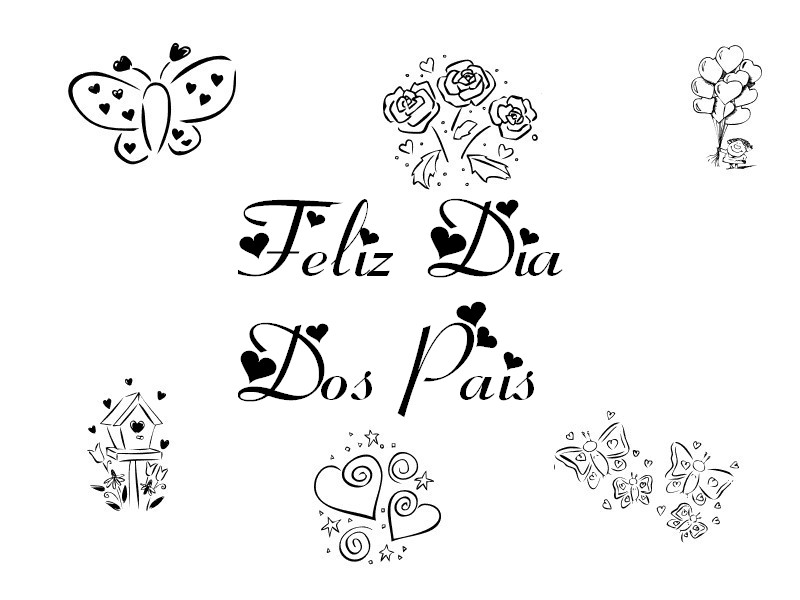 Desenho para colorir Dia do Pai