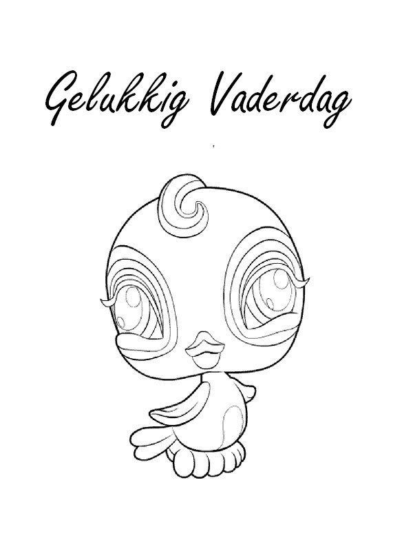 Kleurplaat Gelukkige Vaderdag