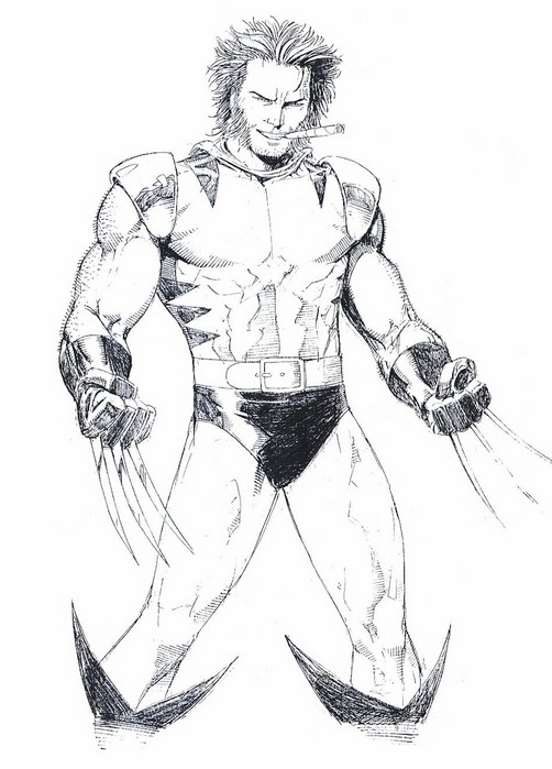Malebøger Wolverine