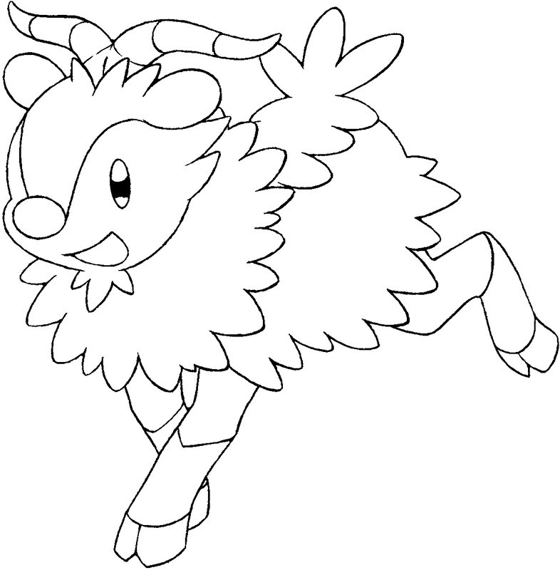 Desenho para colorir Pokemon X Y